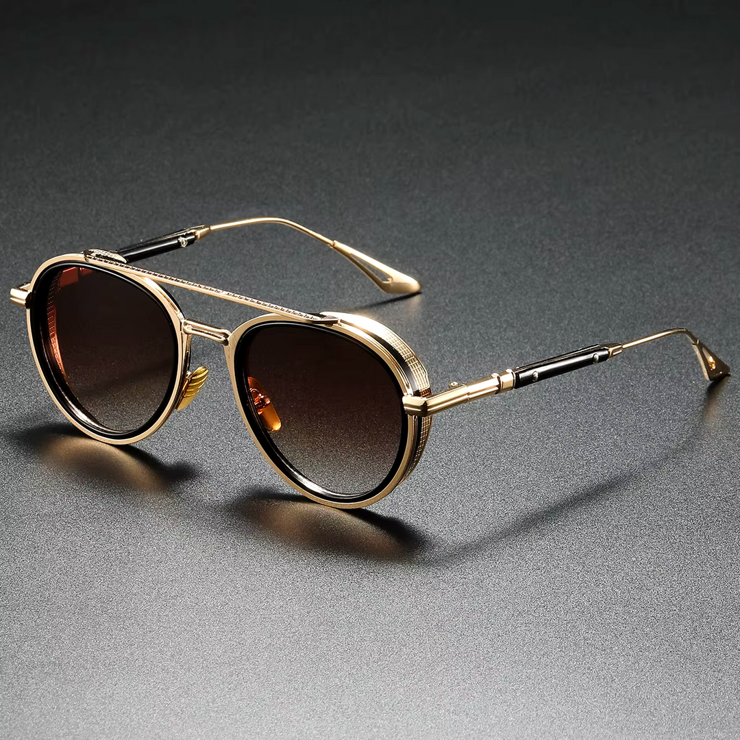 Cadre Classic Round Sunglasses