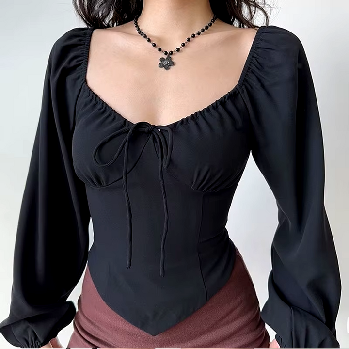 Anna Satin Corset Top