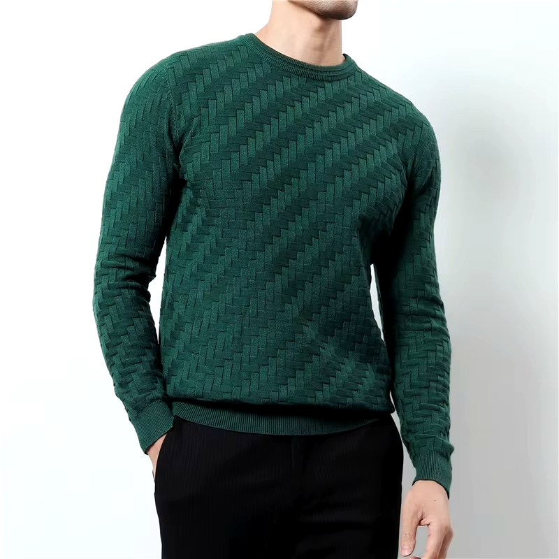 Aston Textured Pattern Sweater
