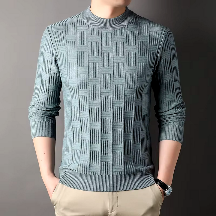 Aston Jacquard Crewneck Sweater