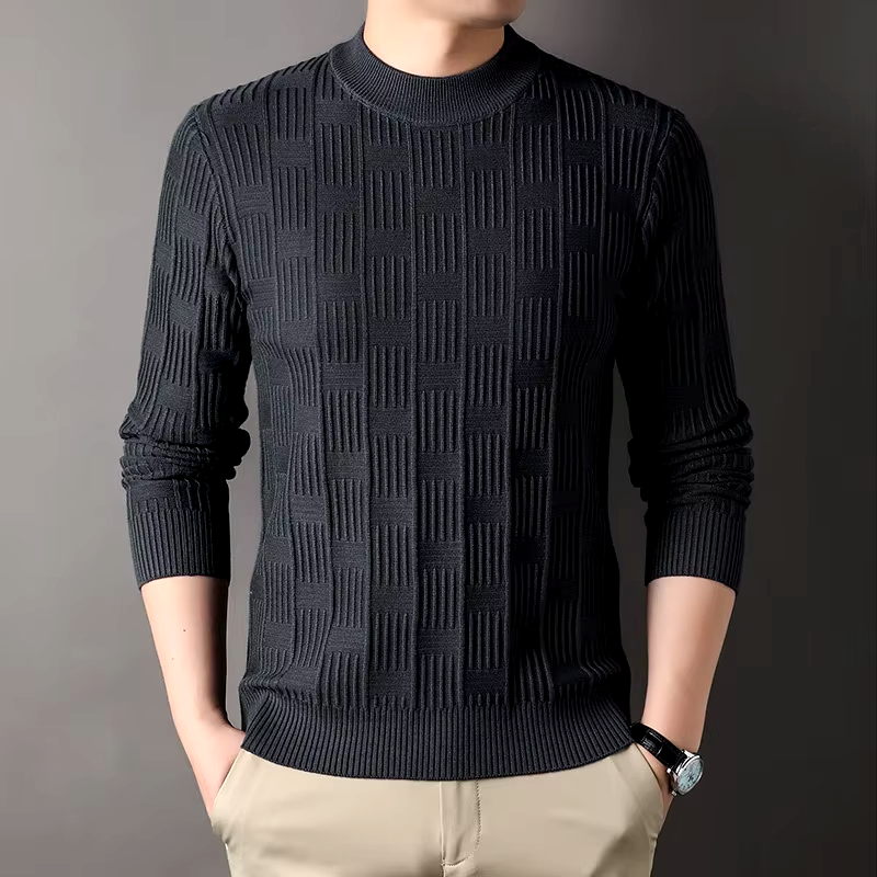 Aston Jacquard Crewneck Sweater