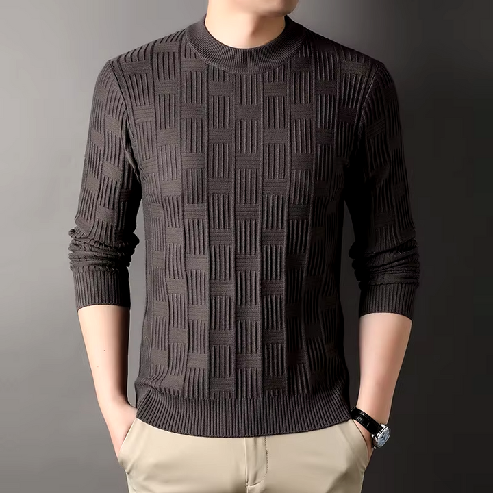 Aston Jacquard Crewneck Sweater