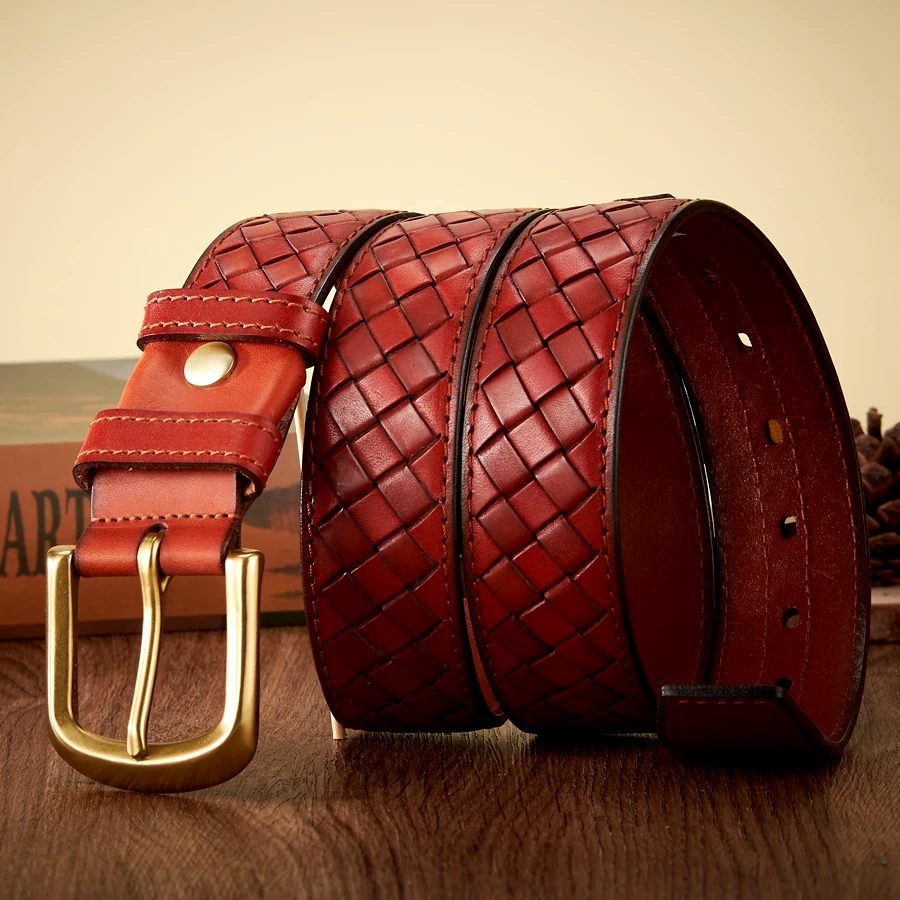 Baxter Woven Leather Belt