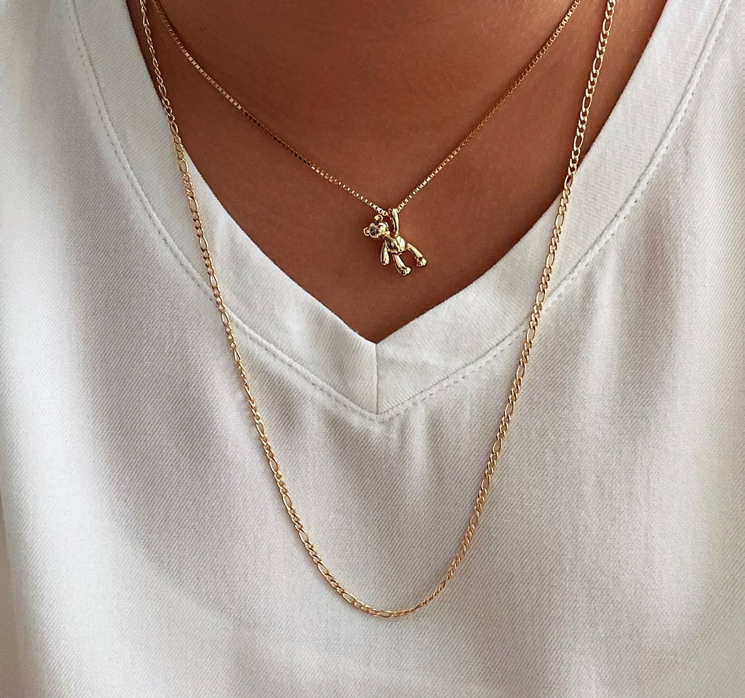 Amoroso Bear Gold Necklace