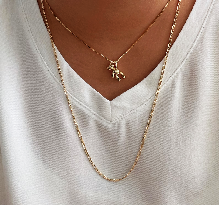 Amoroso Bear Gold Necklace