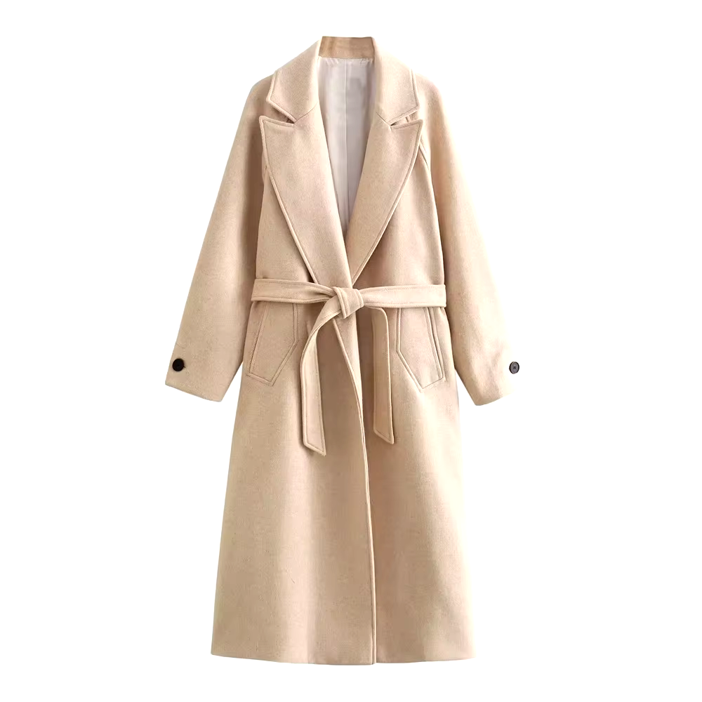 Belle Belted Wool Coat