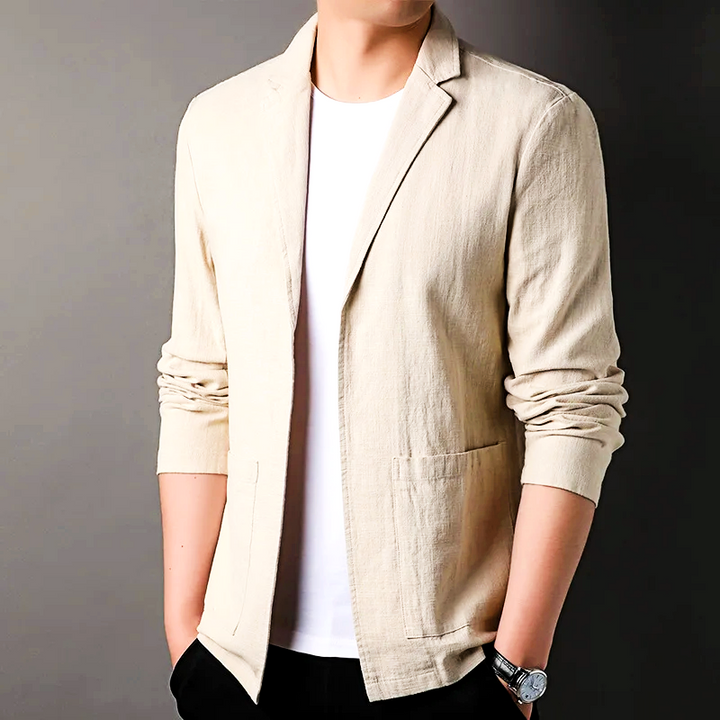 Summer Breeze Linen-Blend Blazer