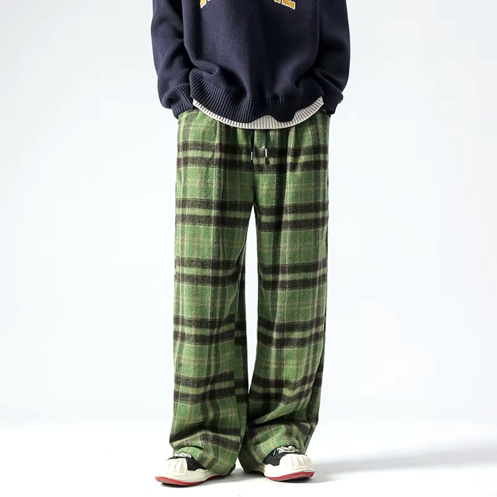 Calem Plaid Pajamas Pants