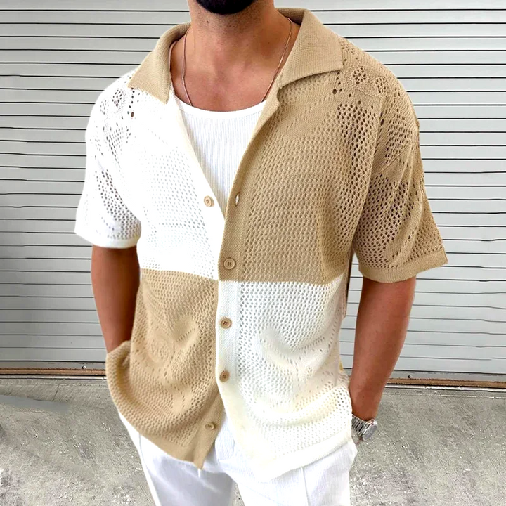 Cascade Knitted Mesh Shirt