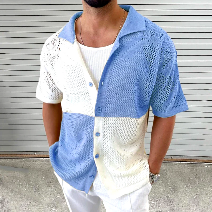 Cascade Knitted Mesh Shirt