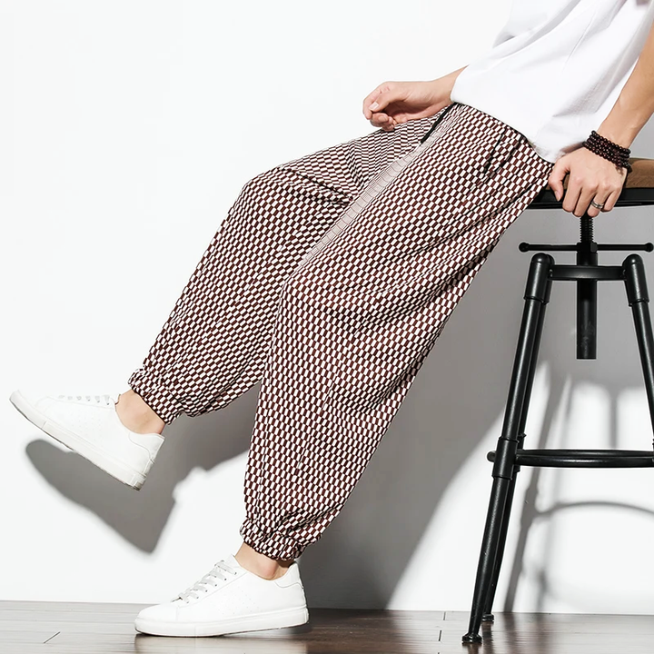 Verve Checkered Sweatpants