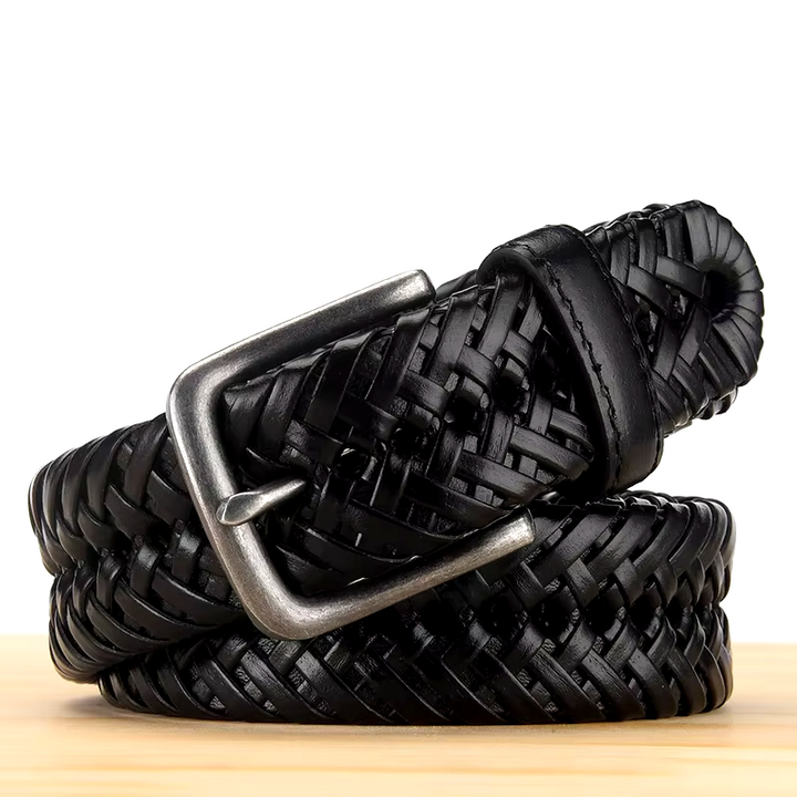 Dante Braided Leather Belt