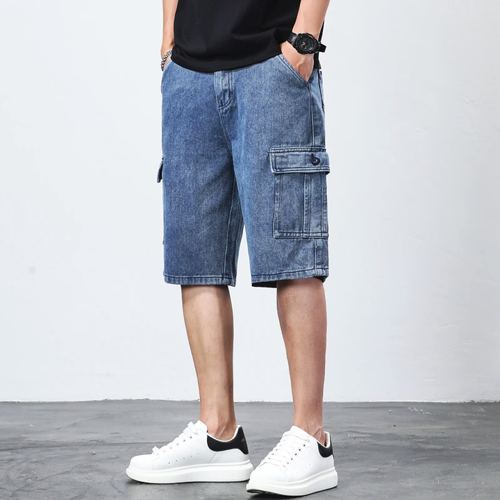 Denver Denim Cargo Shorts
