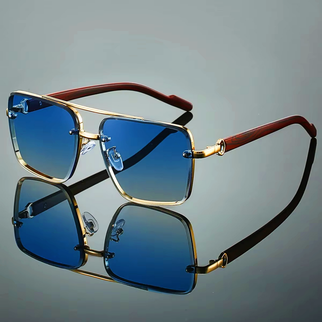 Don Gold Frame Sunglasses