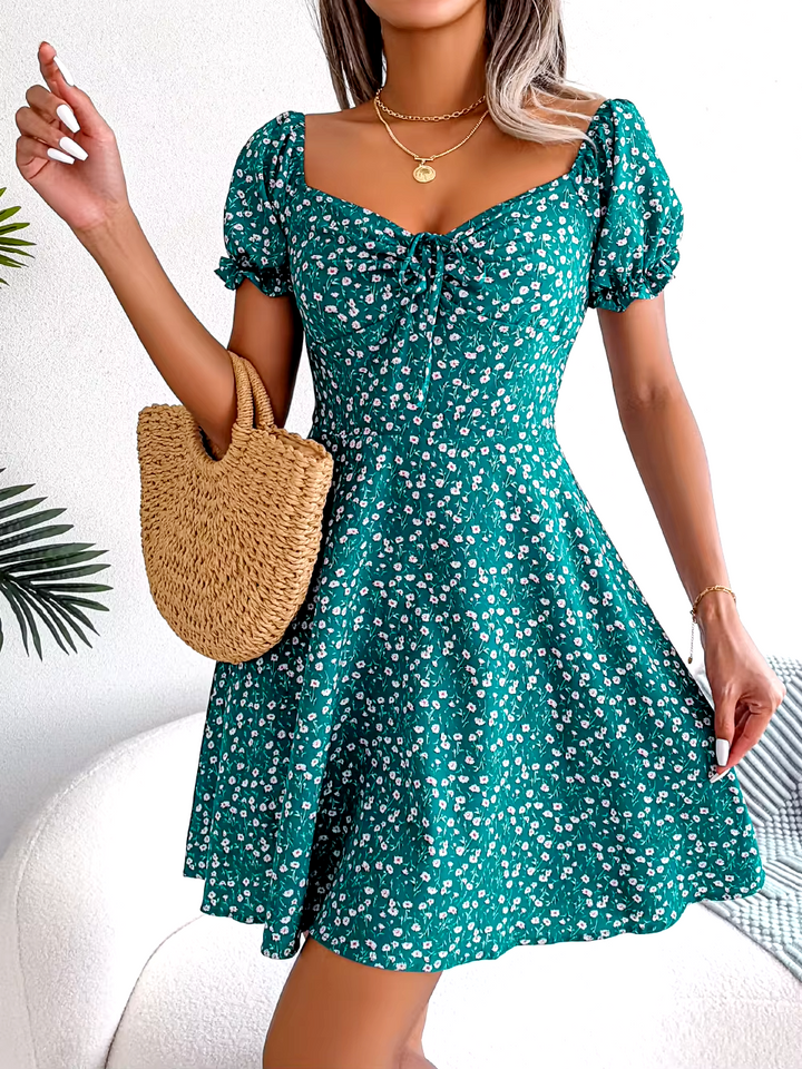 Elliatt Floral A-Line Mini Dress