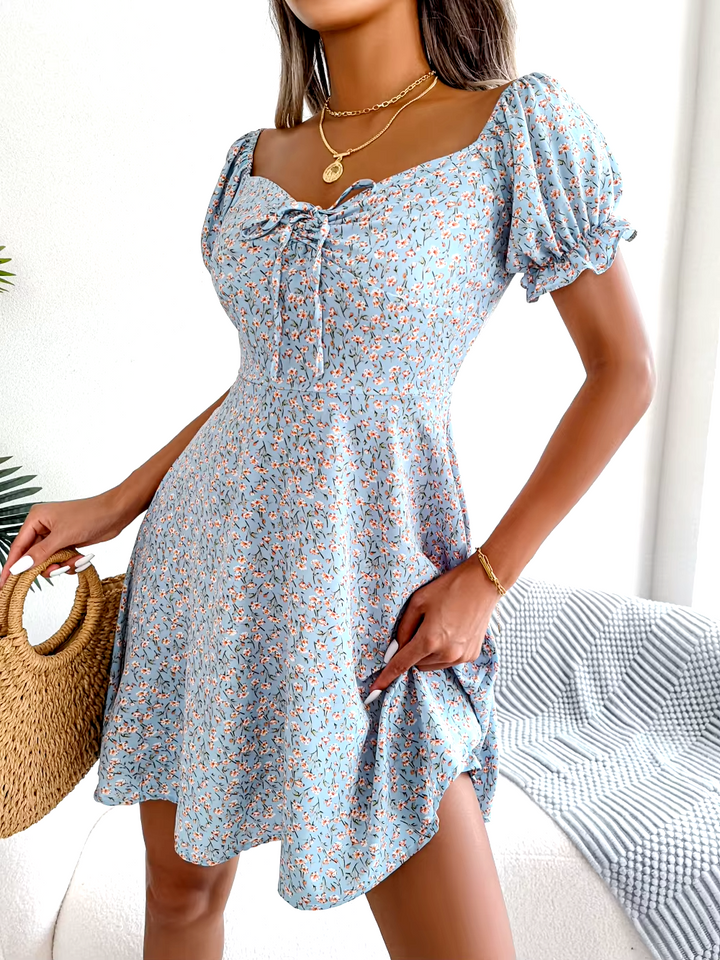 Elliatt Floral A-Line Mini Dress