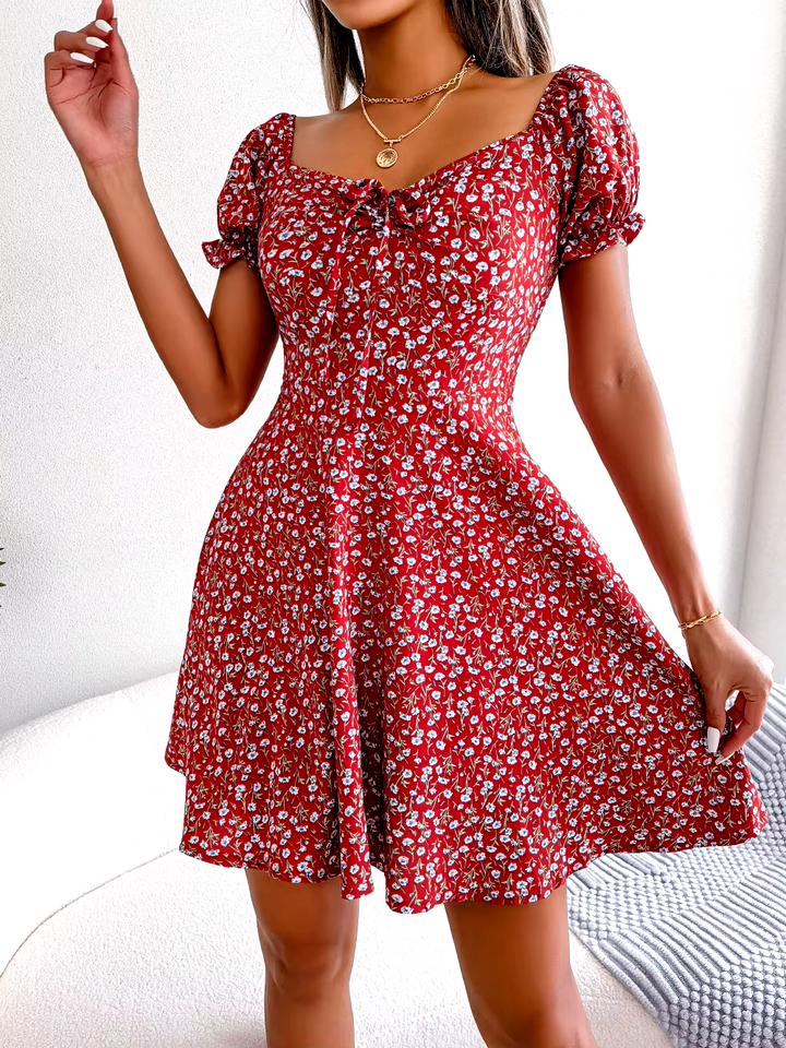 Elliatt Floral A-Line Mini Dress