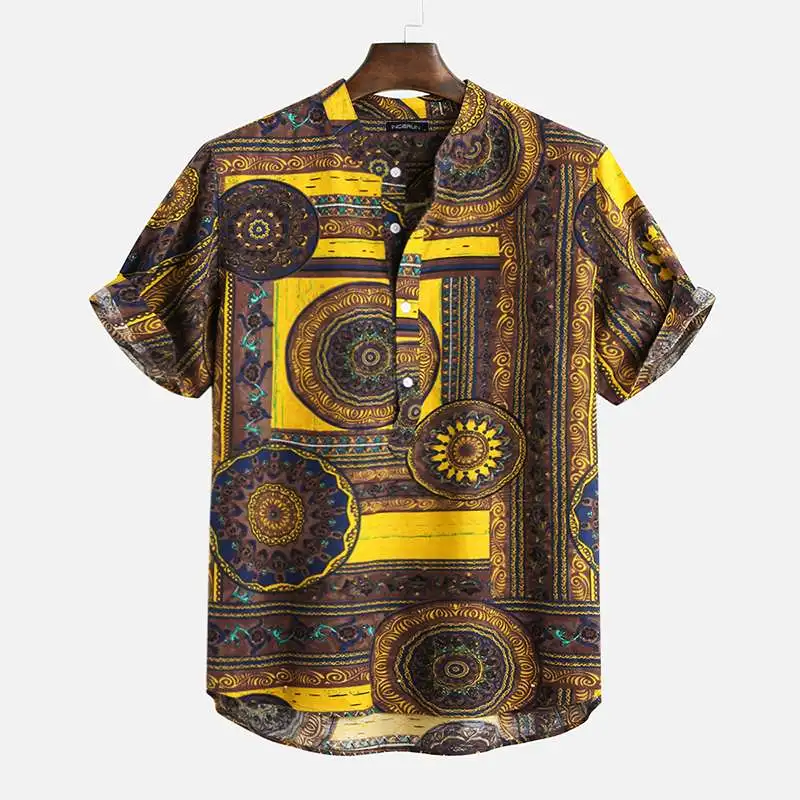 Ethnic Cotton Men Shirt