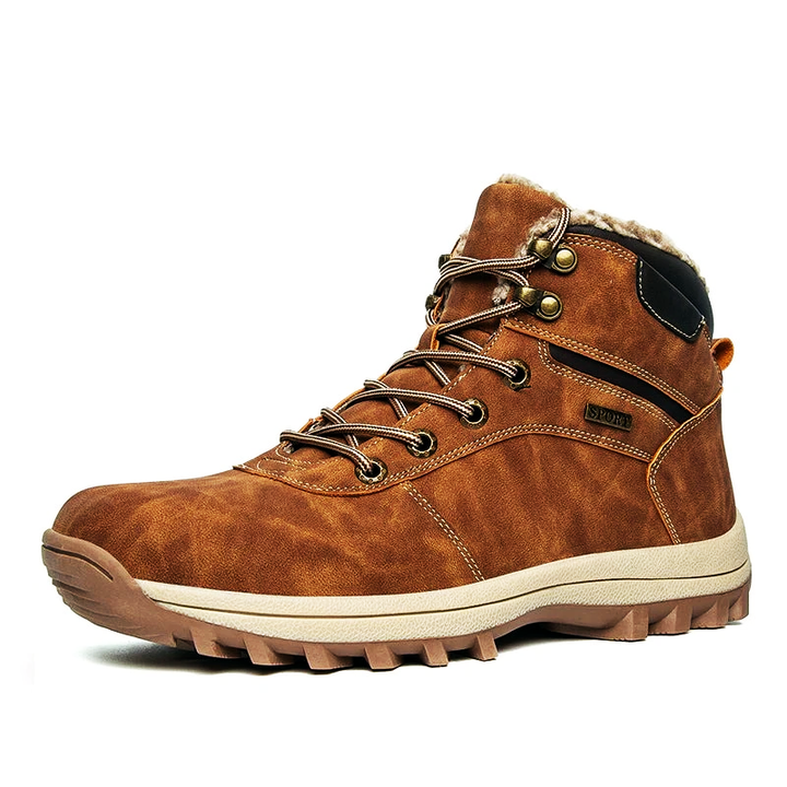 FrostGuard Men’s Plush Fleece Ankle Boots