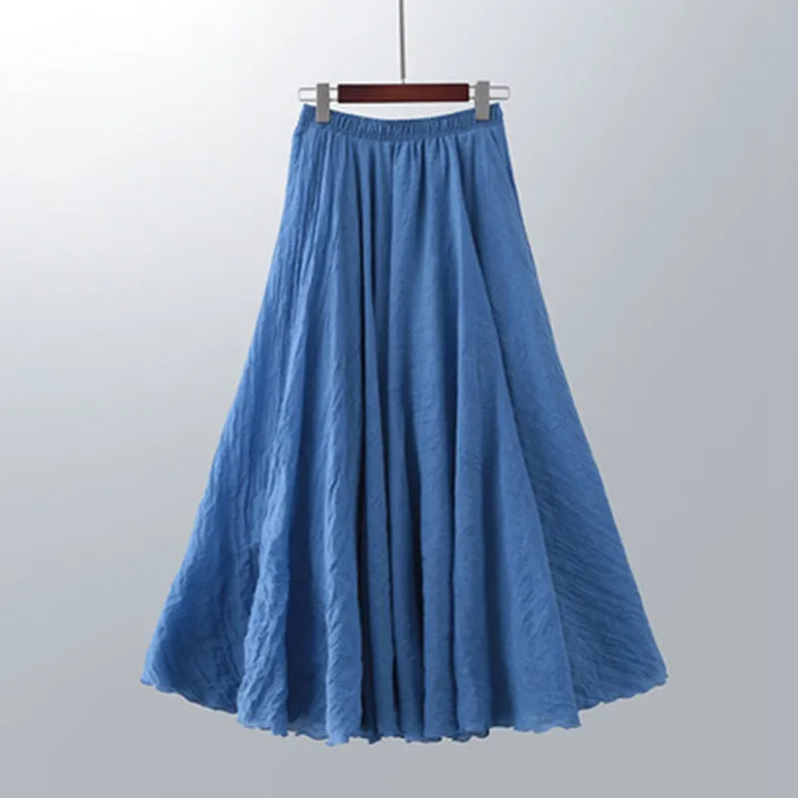 Elena Linen Maxi Skirt