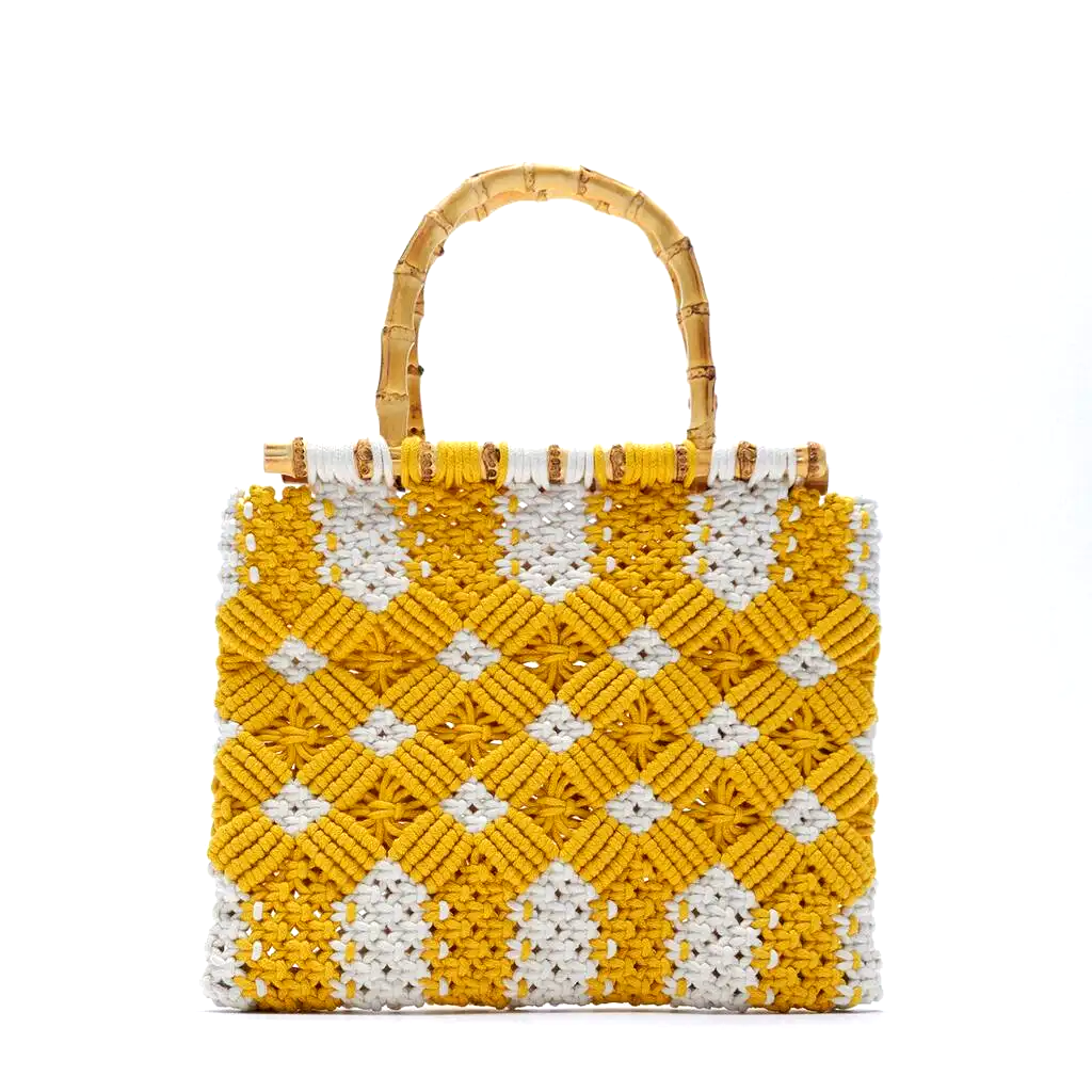 Santorini Handwoven Handbag