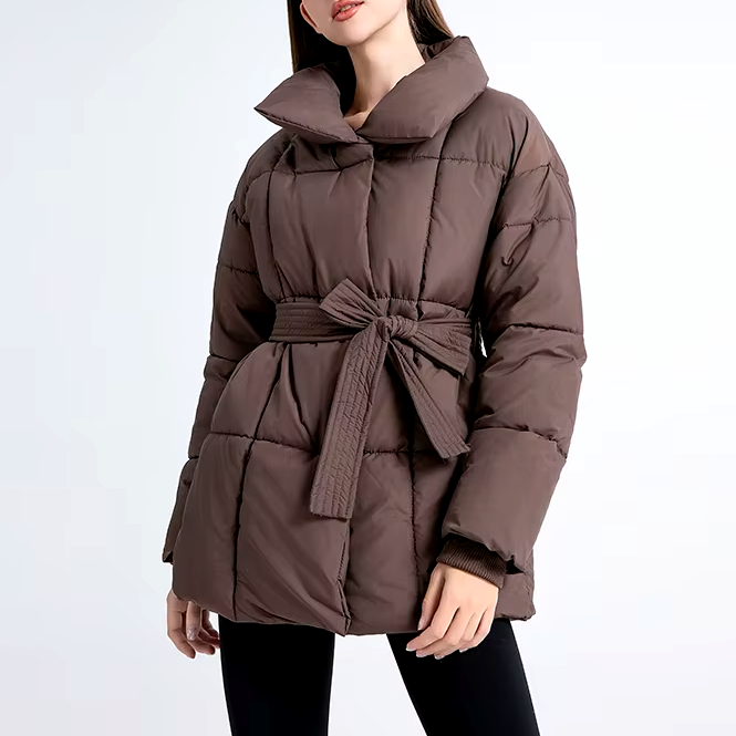 Isabella Quilted Puffer Coat