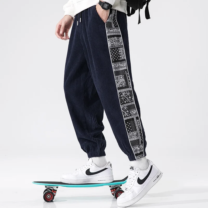 Elias Paisley Corduroy Sweatpants