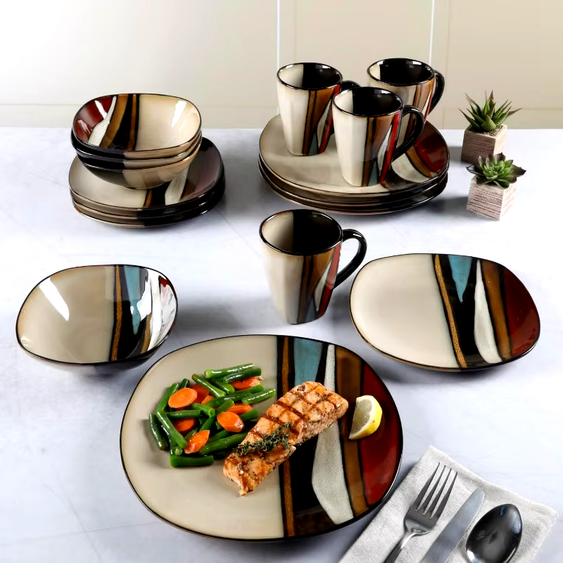 Kai Terra 16-Piece Dinnerware Set Stoneware