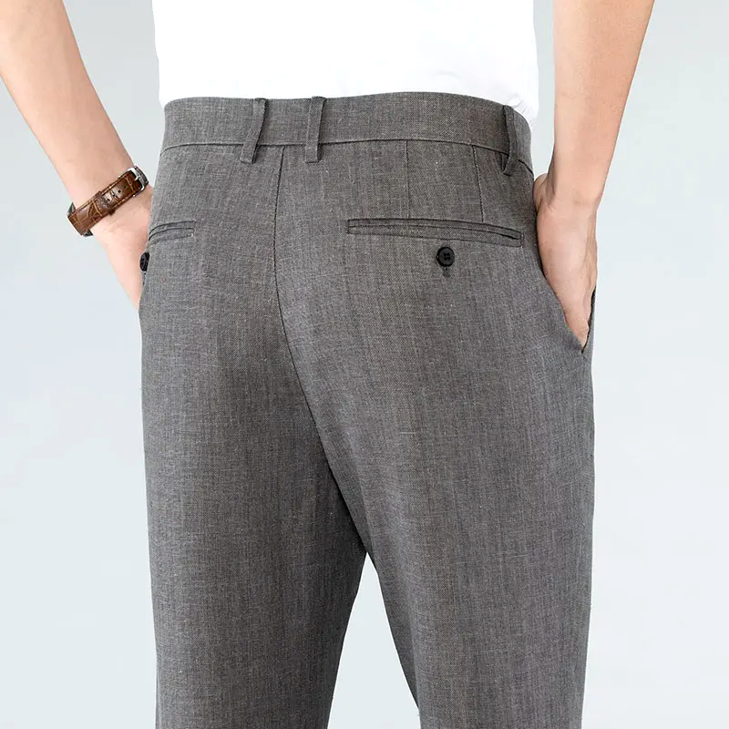 Mocha Linen Pants