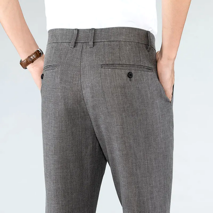 Mocha Linen Pants