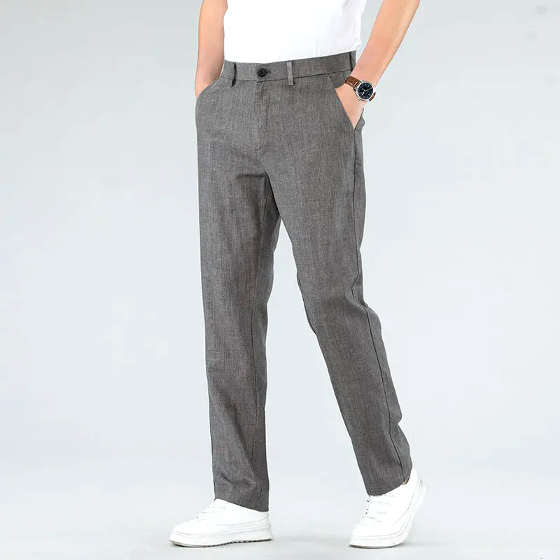 Mocha Linen Pants