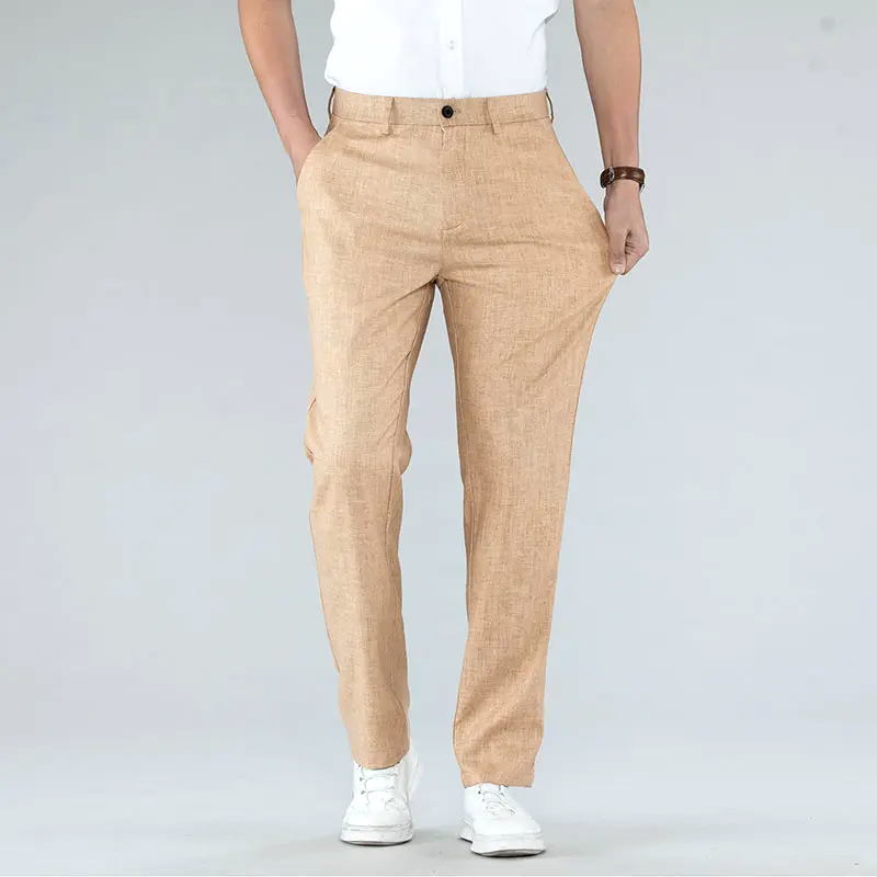 Mocha Linen Pants