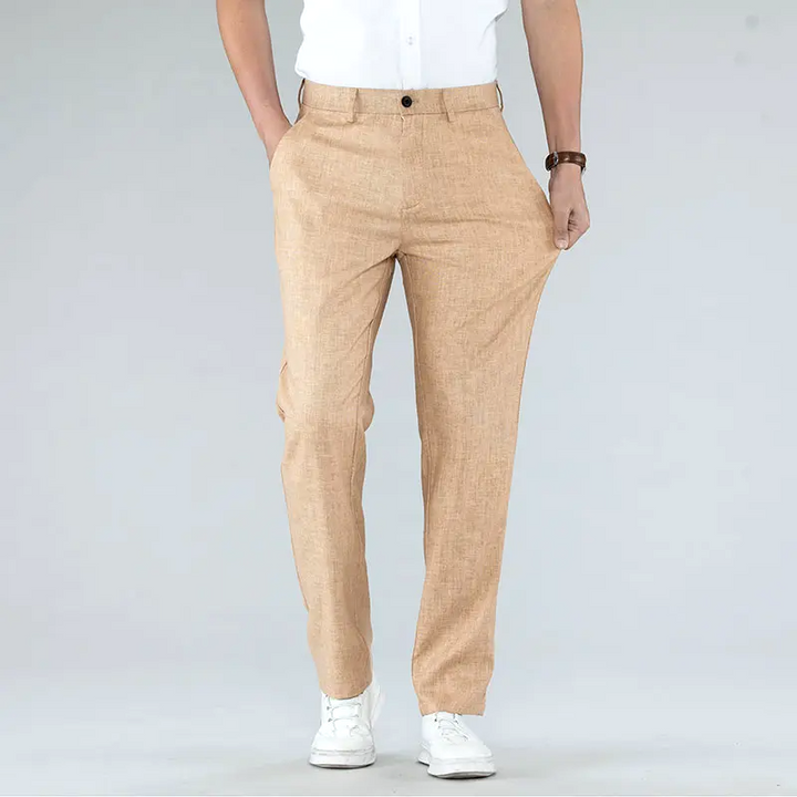 Mocha Linen Pants