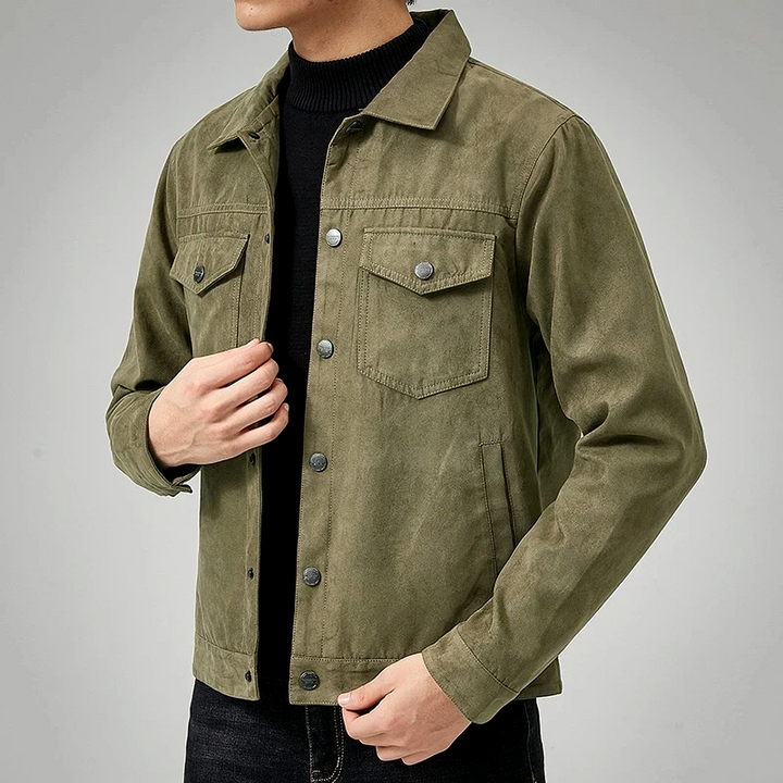 Oakridge Suede Trucker Jacket