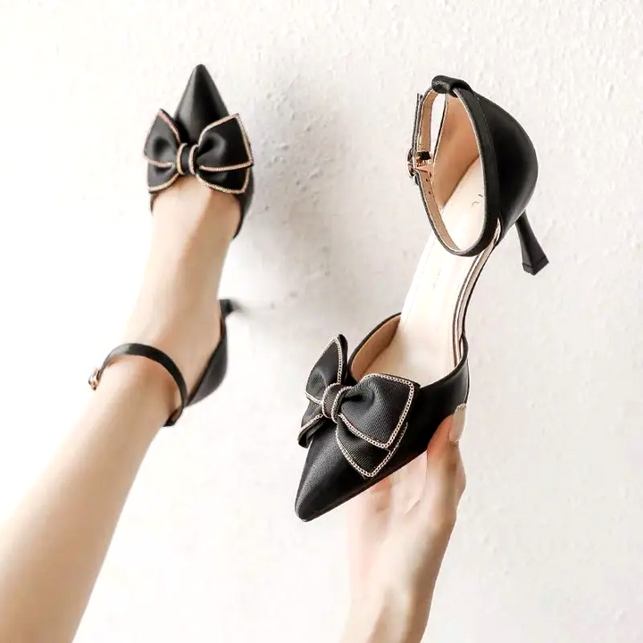 Olivine Bow High Heel
