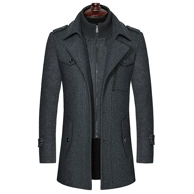 GRANT LAVOIE VIRGIN WOOL OVERCOAT