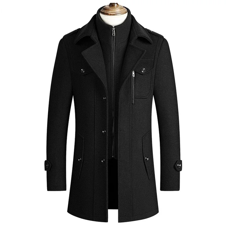 GRANT LAVOIE VIRGIN WOOL OVERCOAT