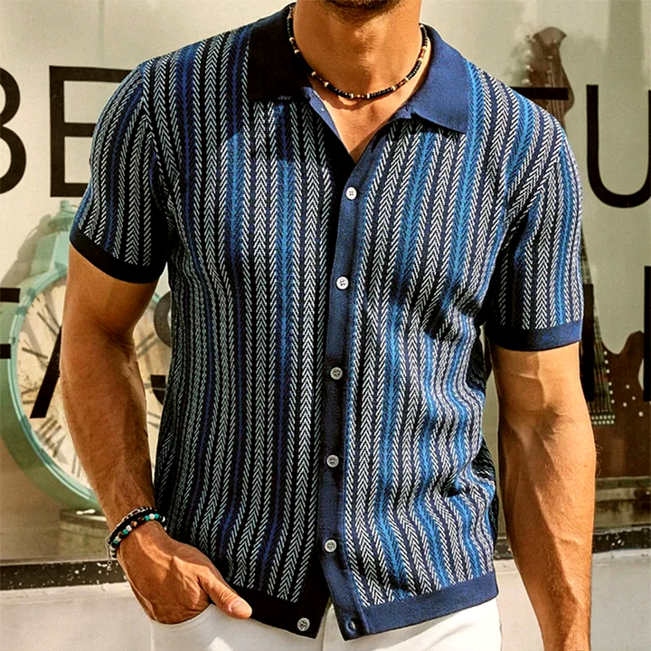 Palermo Jacquard Knit Shirt