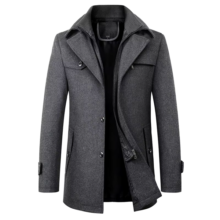 Rivington High-collar Overcoat