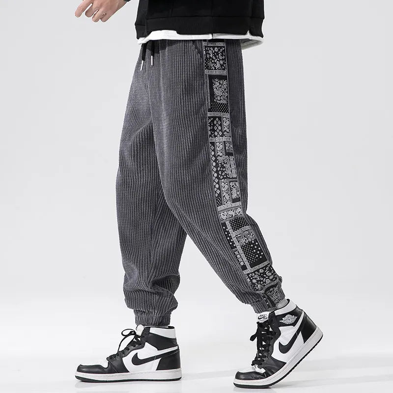 Elias Paisley Corduroy Sweatpants
