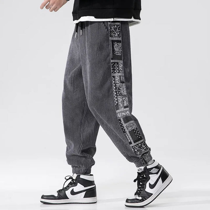 Elias Paisley Corduroy Sweatpants