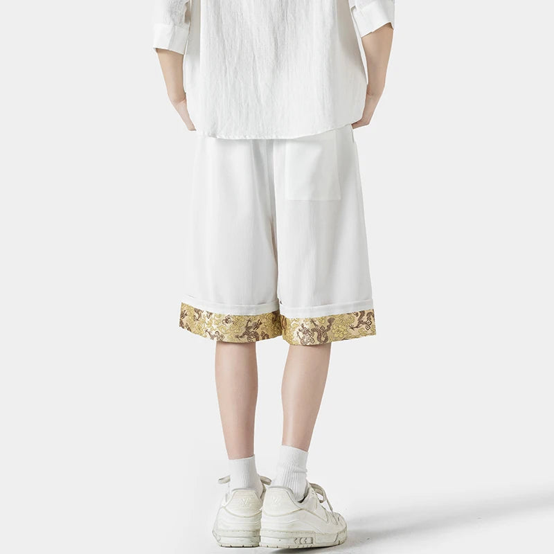 Dragon Hem Streetwear Shorts
