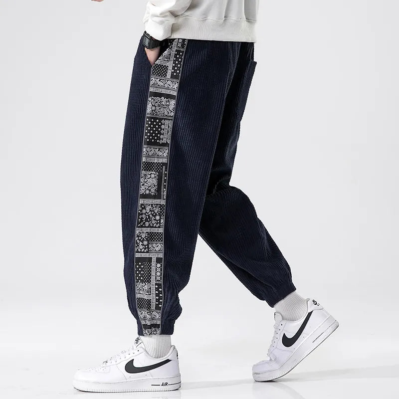 Elias Paisley Corduroy Sweatpants