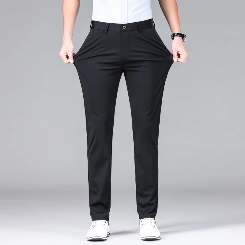 Harvey Stretchable Silk Pants