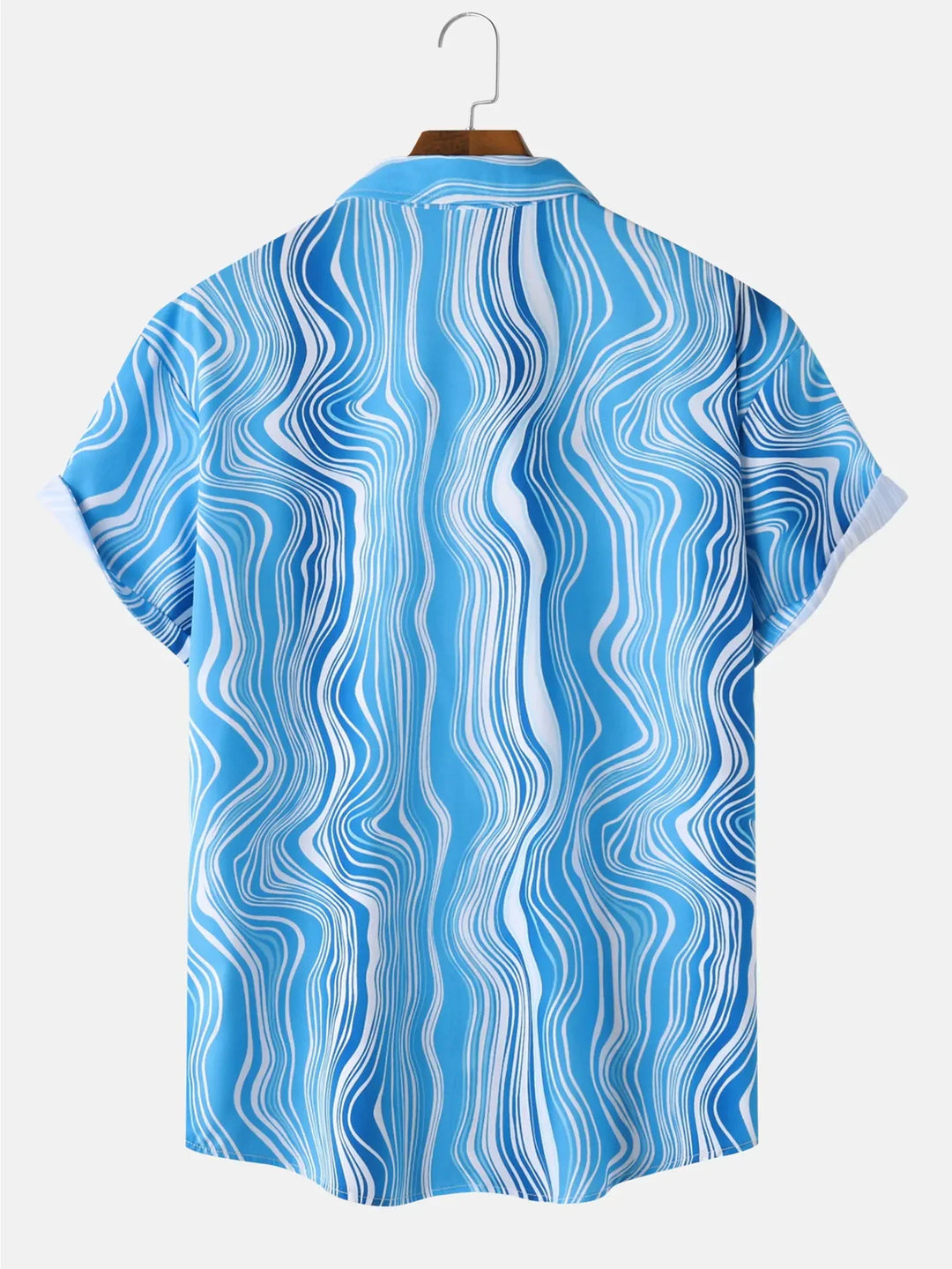 Ocean Breeze Wave Hawaiian Shirt