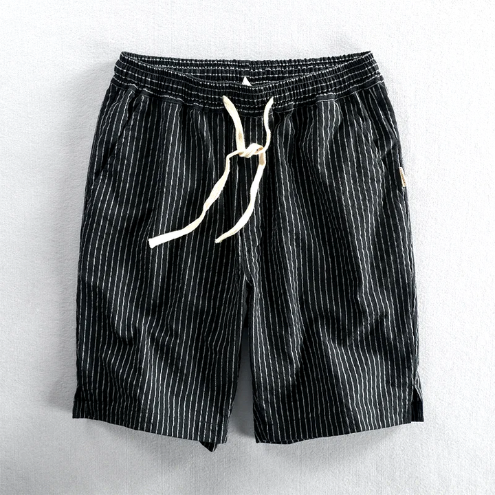 Relaxed Bold Stripes Shorts