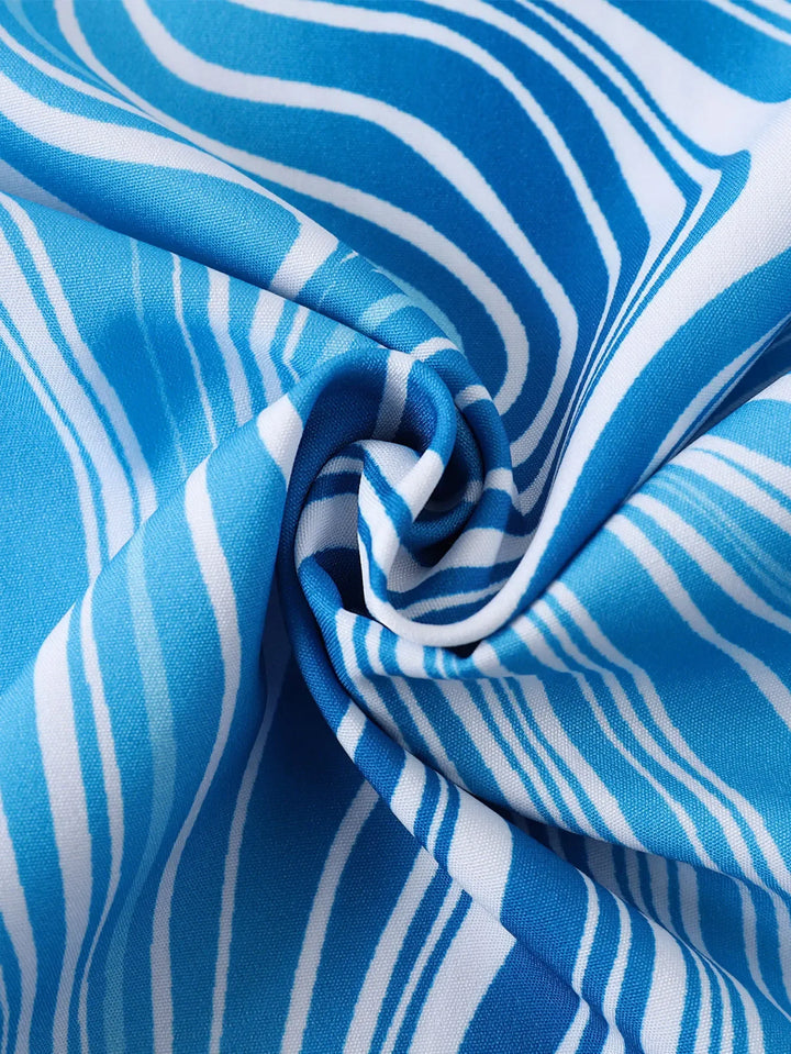 Ocean Breeze Wave Hawaiian Shirt