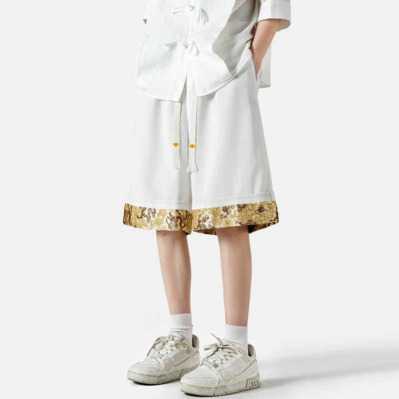 Dragon Hem Streetwear Shorts