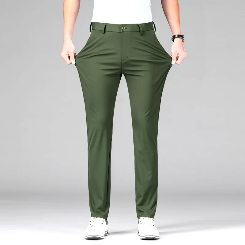 Harvey Stretchable Silk Pants