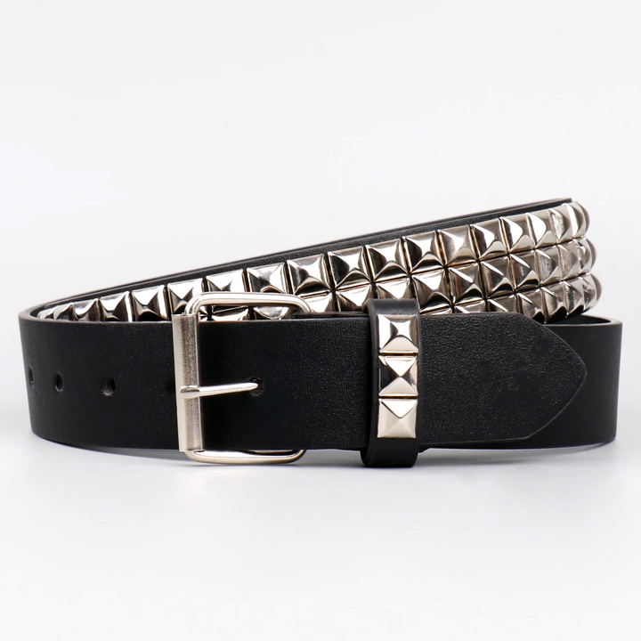Rebel Studded Leather Belt